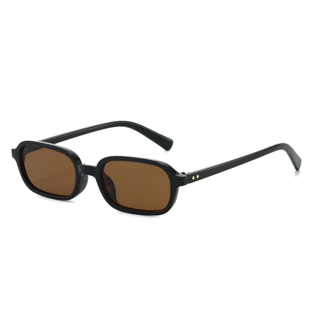 Schlanke Minimalistische Quadratische Sonnenbrille Brehn