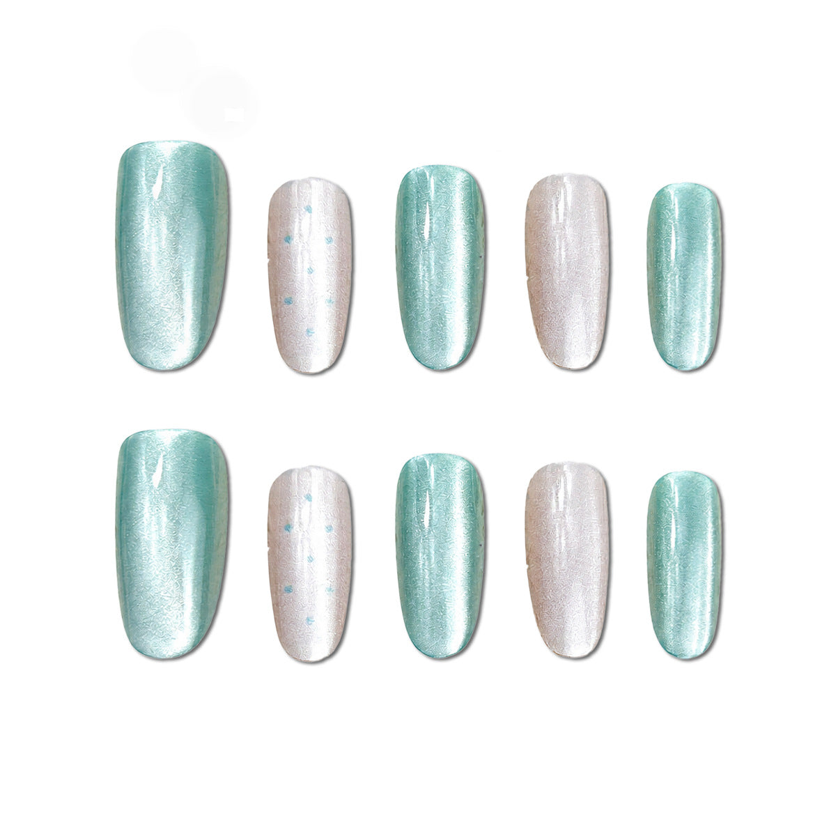 Glänzendes Gradient Press-On Nagel Set Brehn