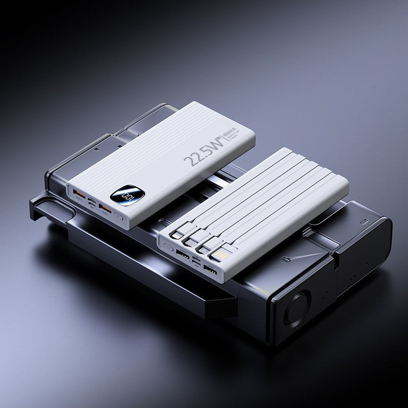 Tragbare Powerbank mit Hochmoderner Schnellladefunktion und Digitaler Anzeige Brehn