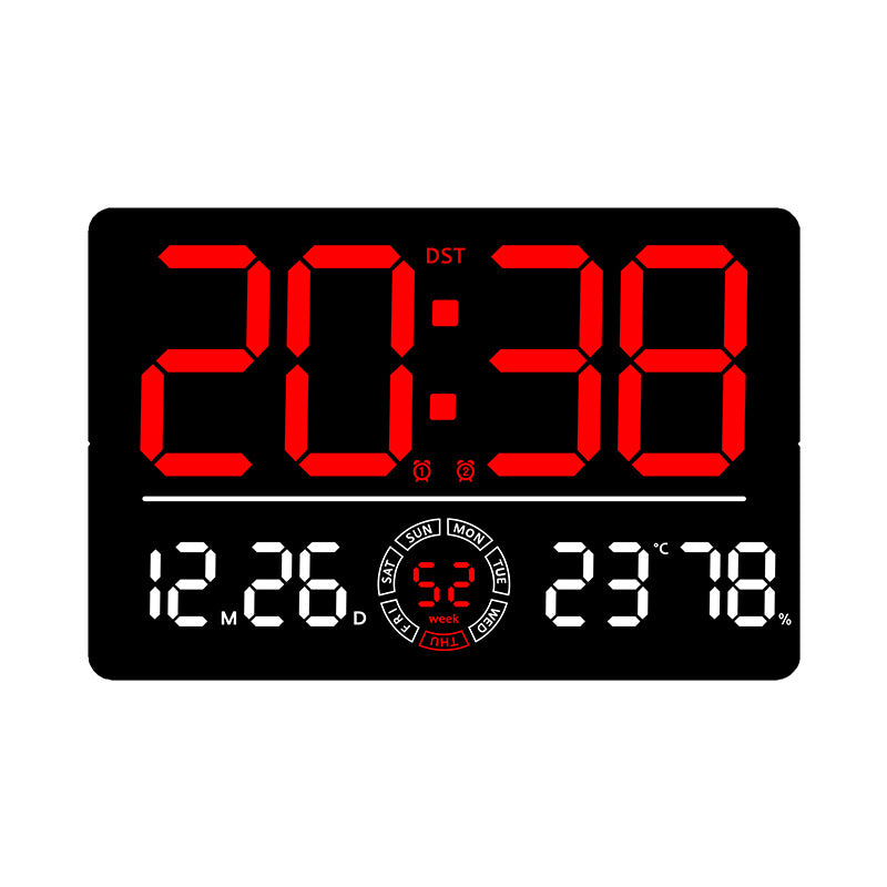 Digitaler Multifunktionswecker mit Hygrometer und Temperaturanzeige Brehn