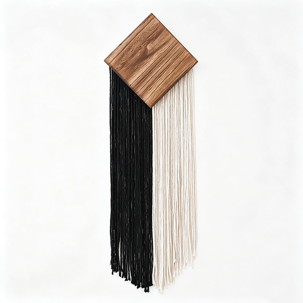 Dekorative Wandbehang Makramee Kunst Brehn