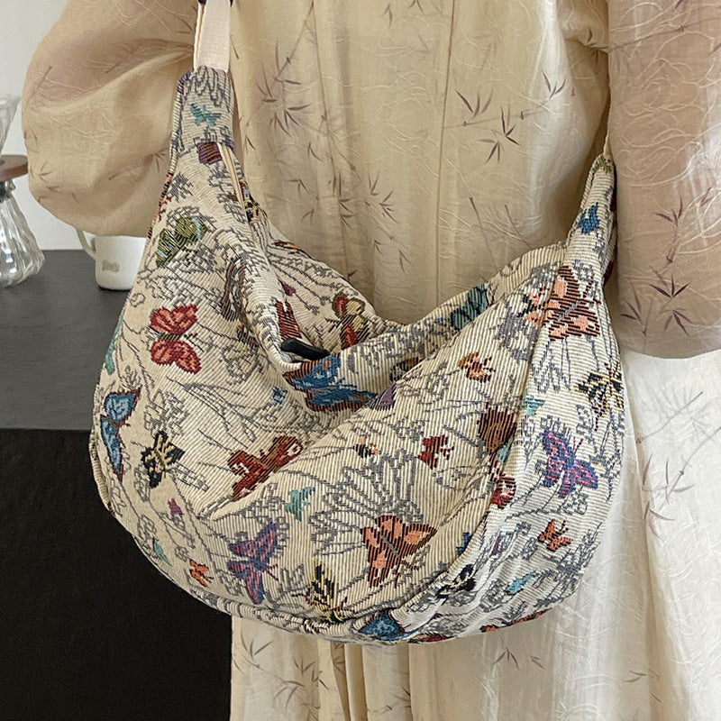 Dekorative Floral Gemusterte Slingtasche