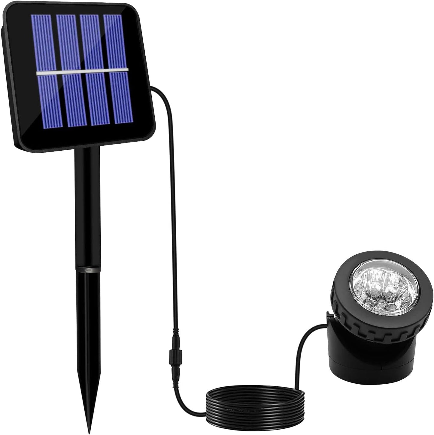 Verstellbares Solarbetriebene Garten Spotlights Kit Mit Erdspieß Brehn
