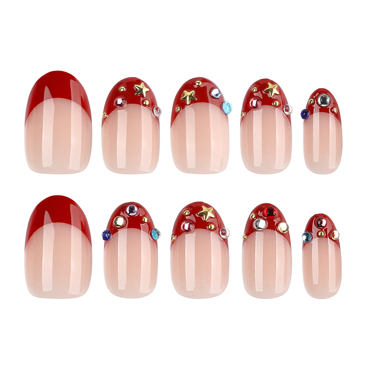 Kunstvolle Nagelkunst mit Glitzer-Design Brehn