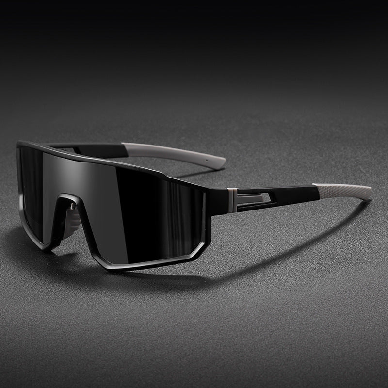 Unisex nan sportliche Performance Sonnenbrille mit großflächiger Einzelscheibe und rutschfesten Bügeln Brehn