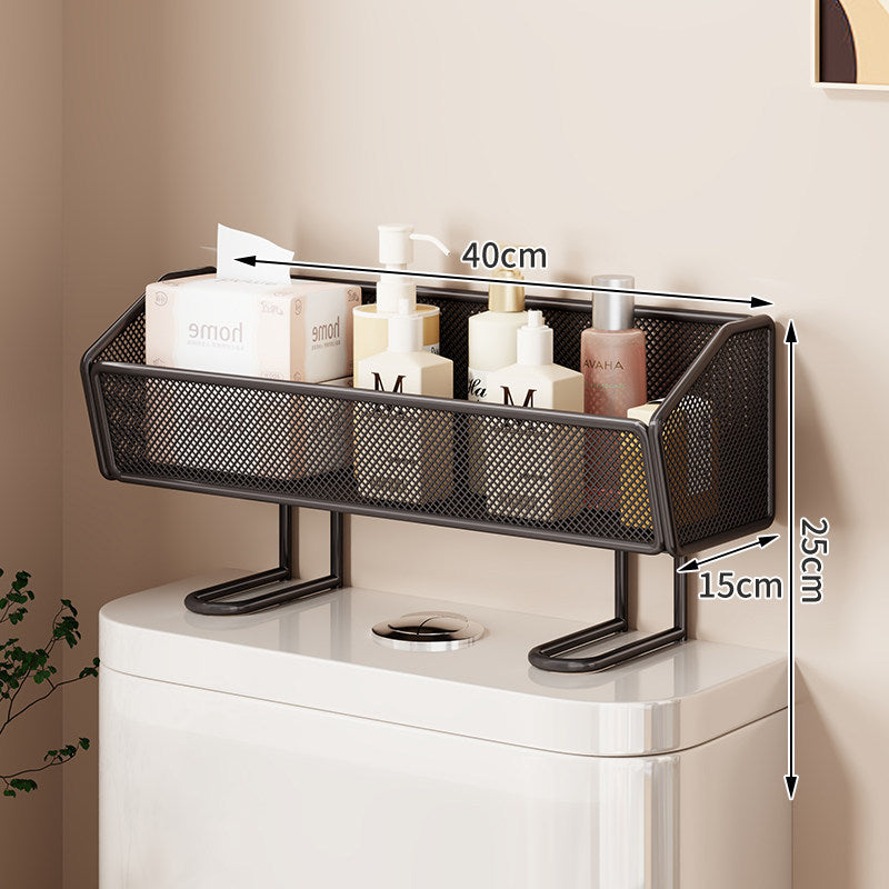 Über-Toilette Zwei-Tier Netz-Theken-Badezimmer-Organizer