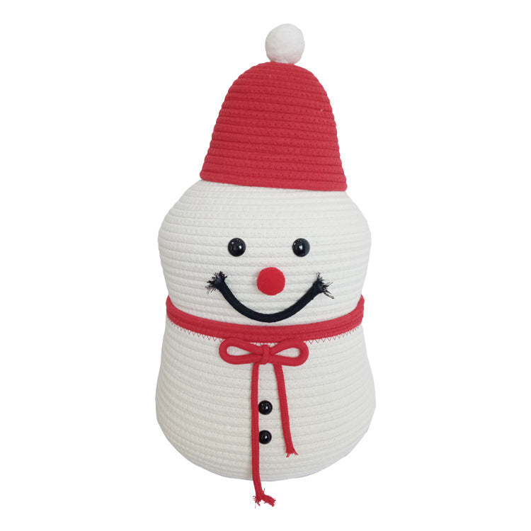 Dekorativer Weihnachtsmannkorb