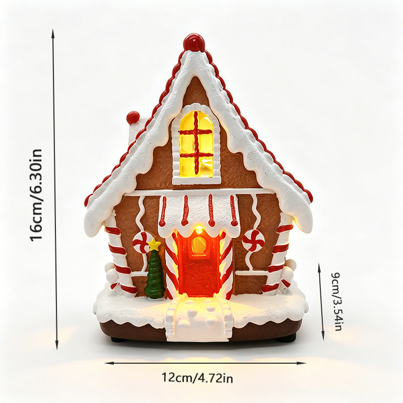 Leuchtendes Weihnachtsdorfdhaus Brehn