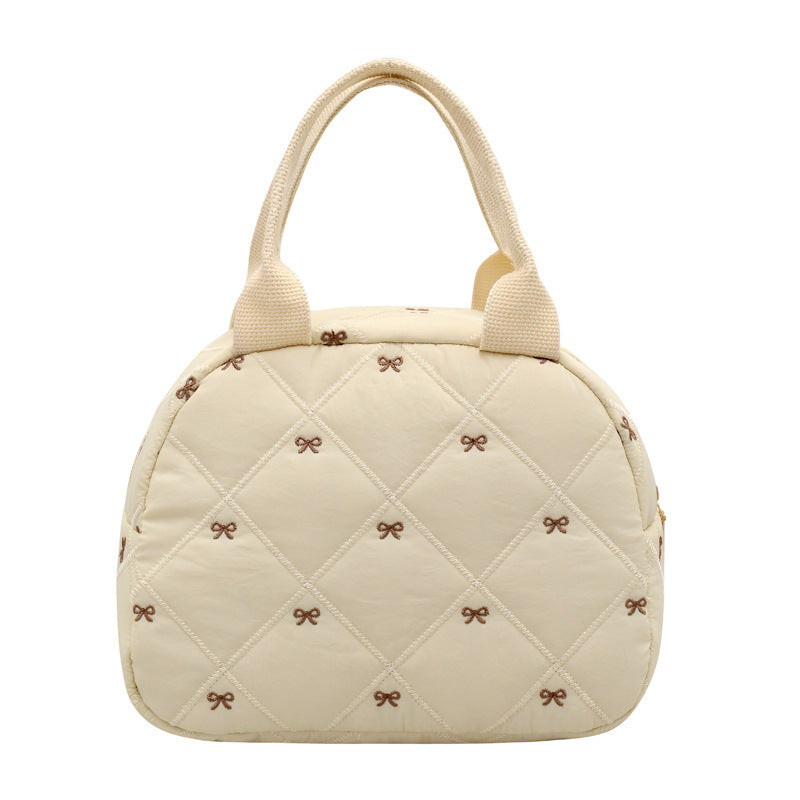 WoQuilted Bogen Detail Handtasche Brehn