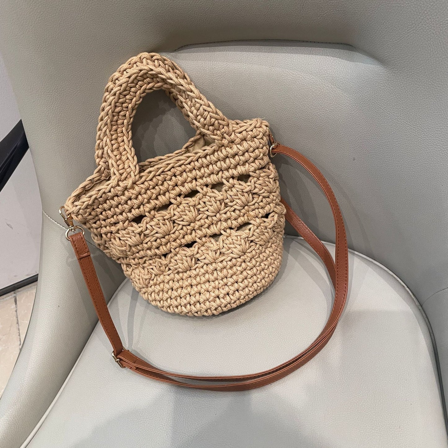 Modische Handtasche mit Stylischem Strukturmuster Brehn