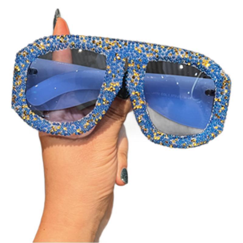 Damen Sonnenbrille mit funkelndem Kristallrahmen Brehn 1780939119
