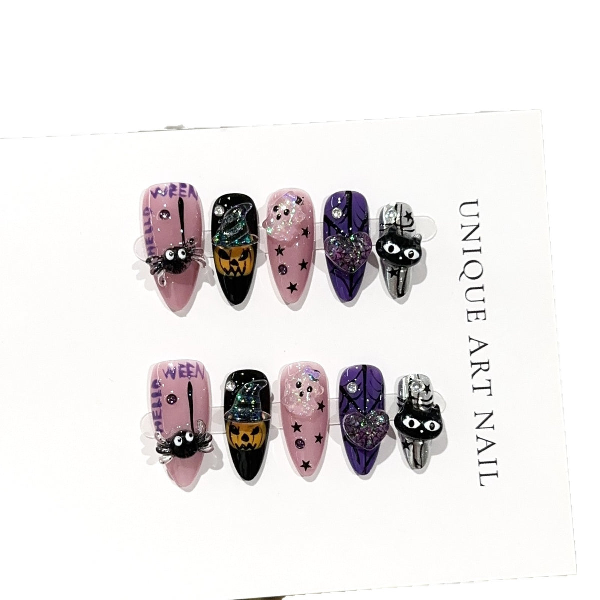 Halloween-Themen Press-On Nagel Set