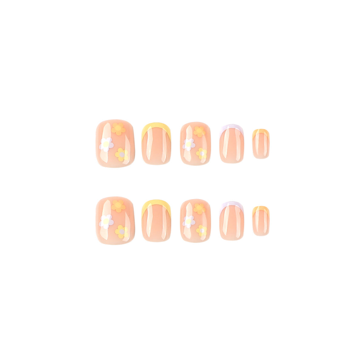 Kunstvolle Nagelkunst mit Blumenmotiv Brehn