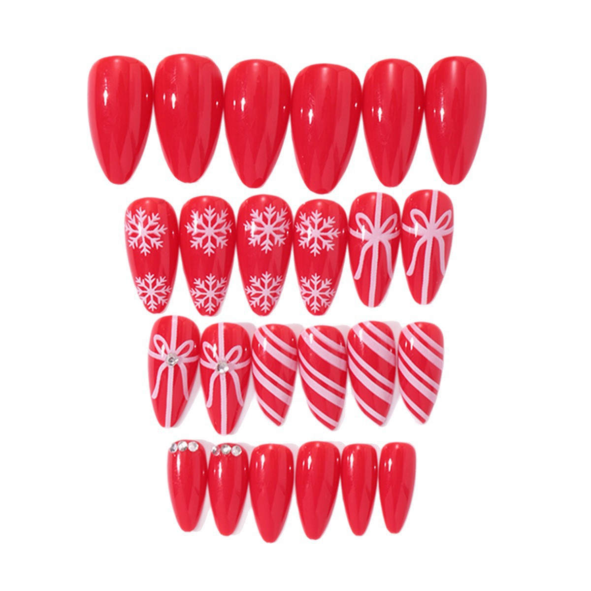 Kreatives Nagelkunstset mit Weihnachtsmotiven Brehn