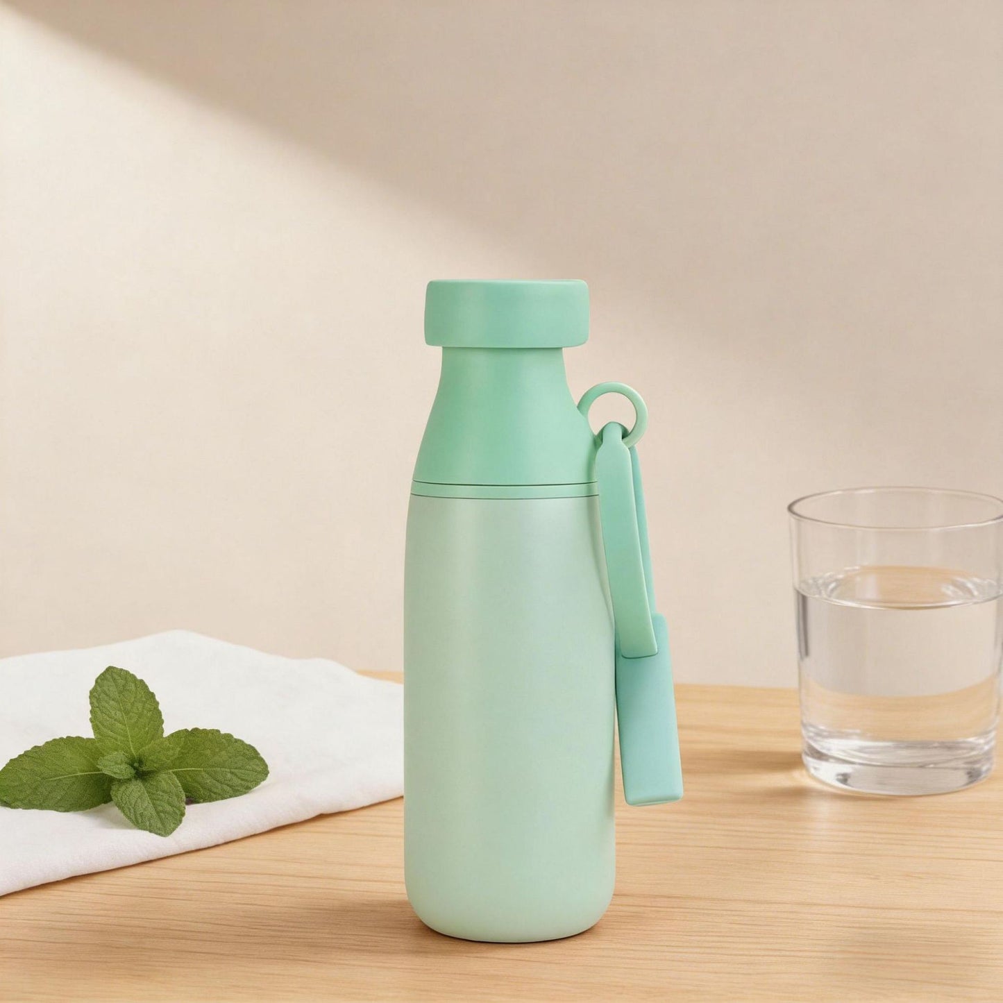Damen Isolierte Sporttrinkflasche mit praktischem Trageband Brehn