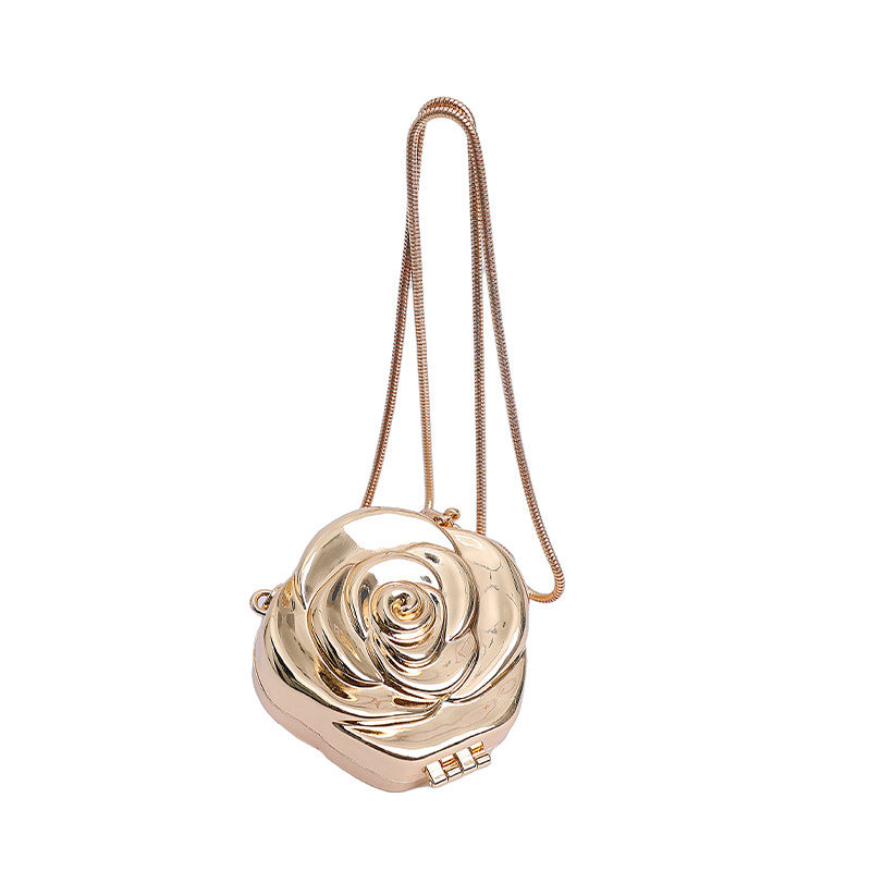 Elegantly Crafted Rose-Shaped Crossbody Bag Brehn