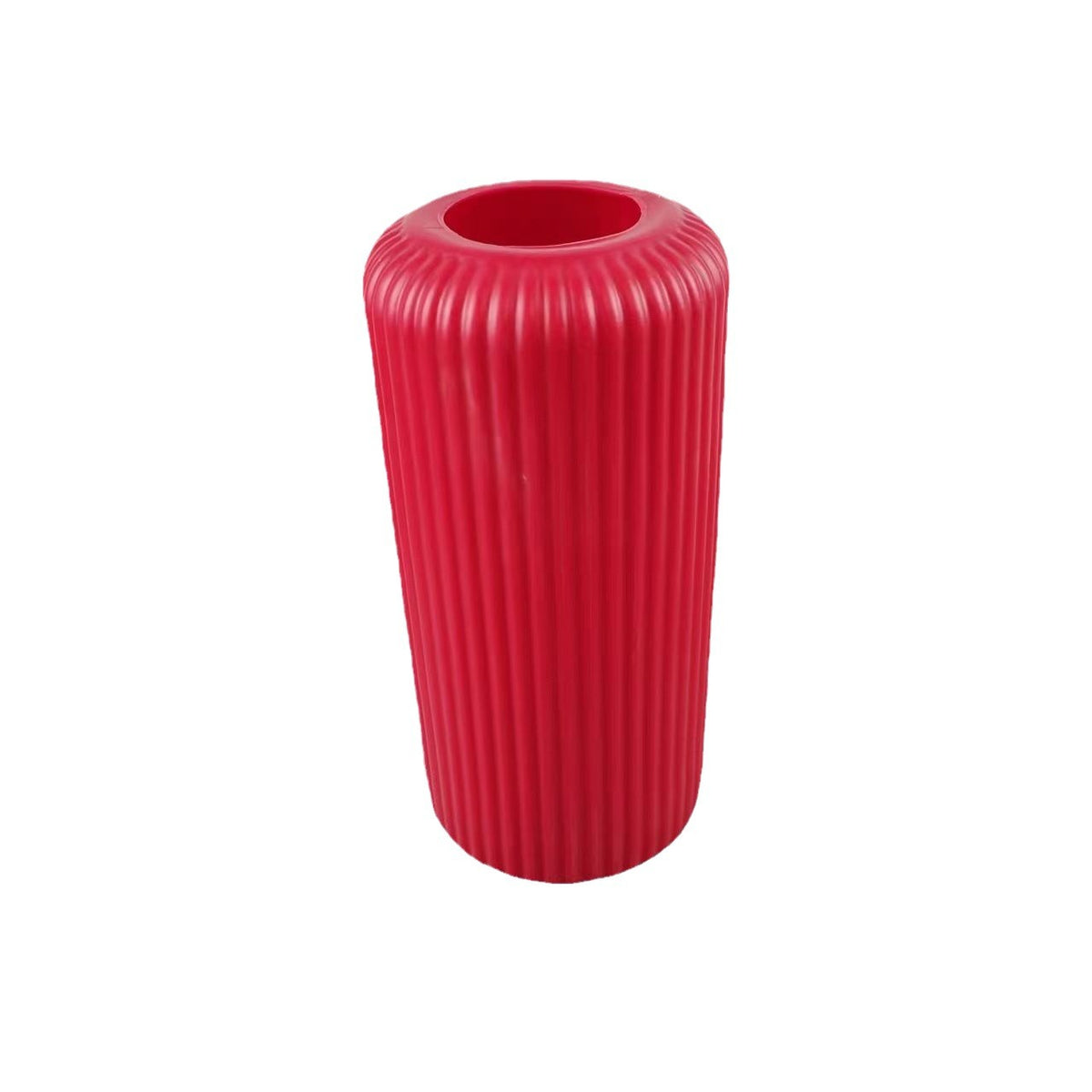 Moderne gerippte Keramikvase Brehn
