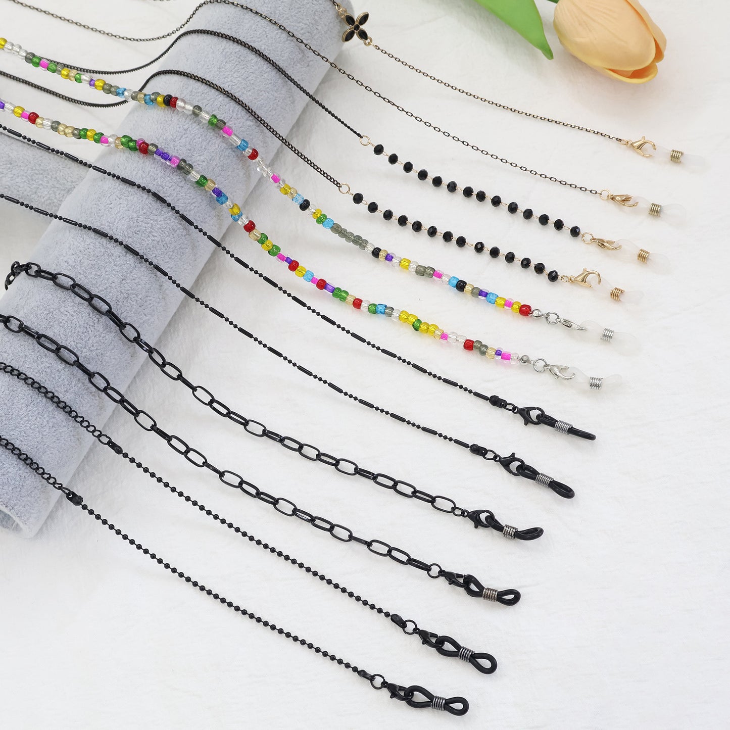 Beaded Eyewear Retainer Chain Brehn