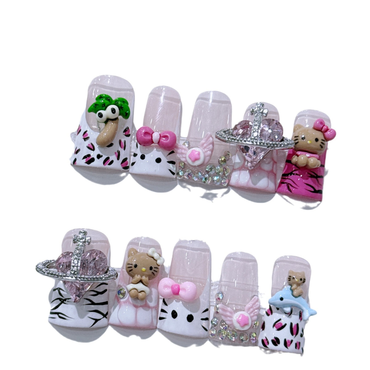 Kreatives 3D Nagelkunst Dekor Set