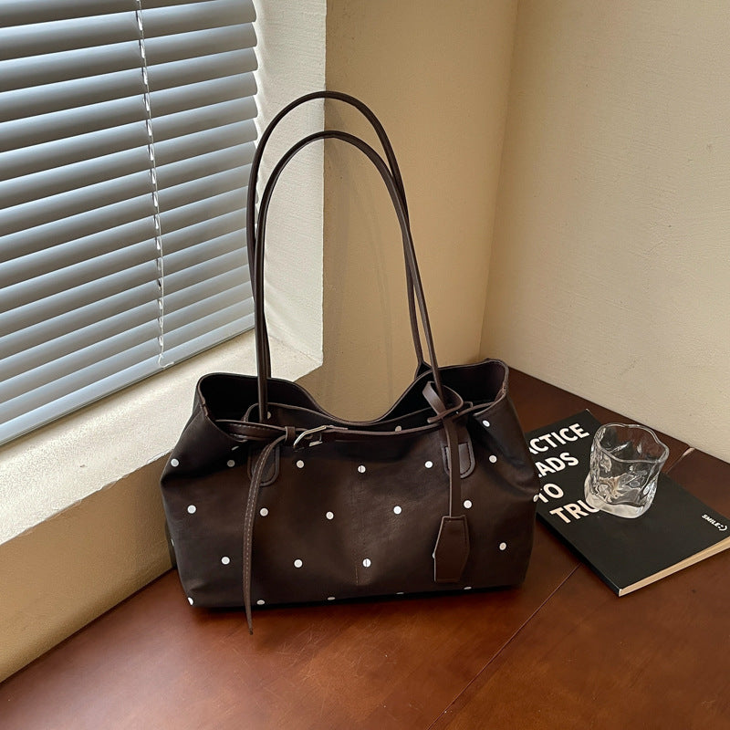 Stylische Wildleder-Tote-Bag