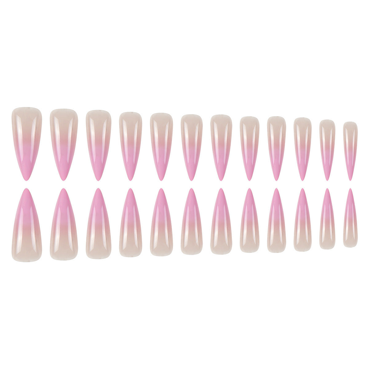 Ombre Stiletto Press-On Nägel Brehn