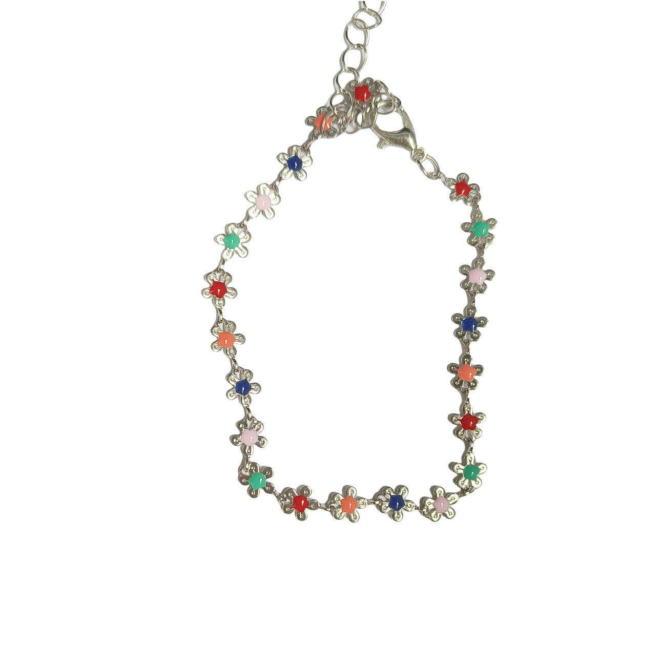 Floral Charm Choker Halskette Brehn