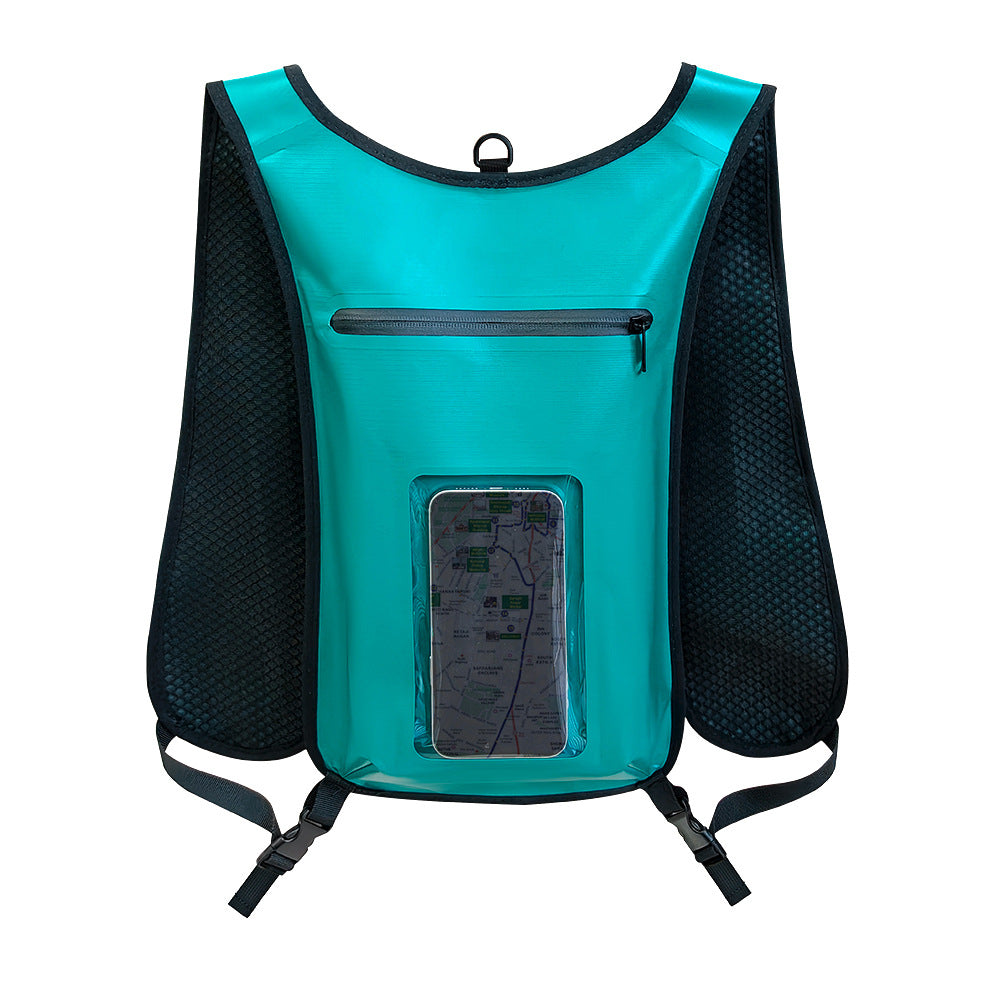Wasserdichte Smartphone-Rucksack mit Durchsichtiger Fronttasche Brehn