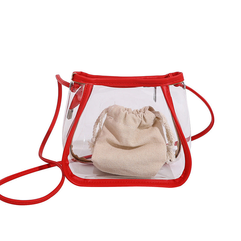 Transparente Mini-Eimer-Tasche Brehn