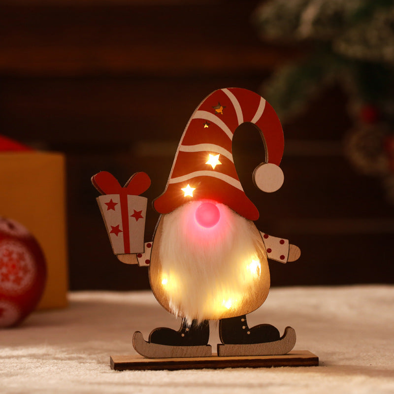 Dekorative Weihnachtsgnom mit LED-Beleuchtung Brehn