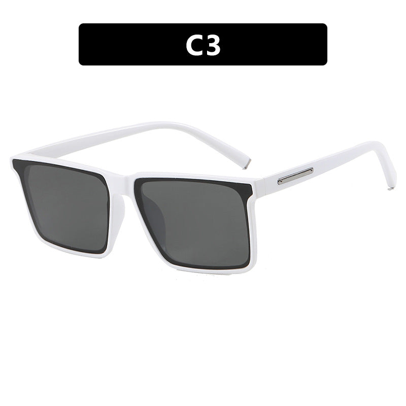 Damen quadratische Sonnenbrille mit modernem, robustem Kunststoffrahmen Brehn