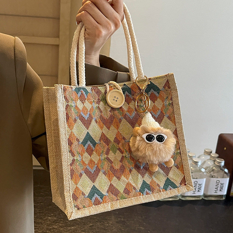 Artisan gewebte Tragetasche