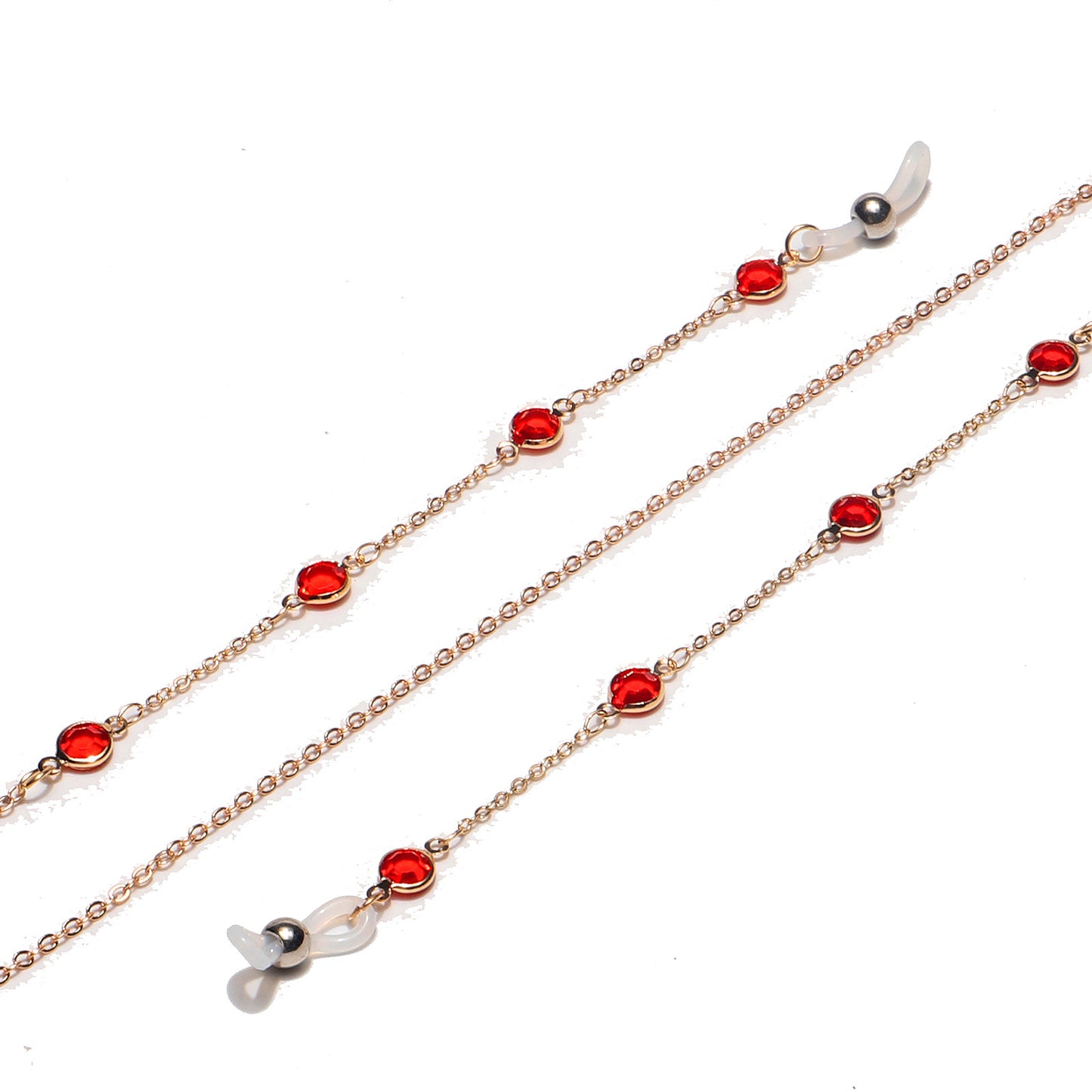 Elegante Edelstein Brillen Kette Brehn