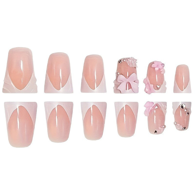 Dekorative florale Acryl-Nagelkunst Brehn