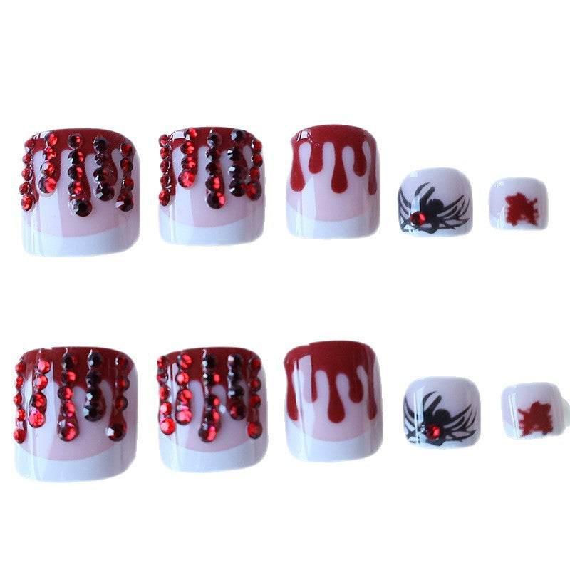 Halloween-Themen Dekorative Nagelkunst Set Brehn