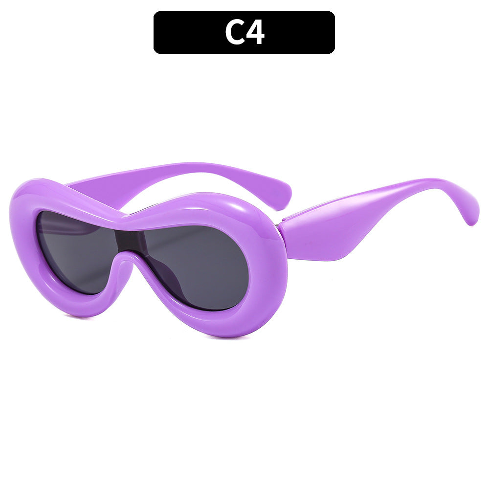 Übergroße Retro-inspirierte Mode-Sonnenbrille