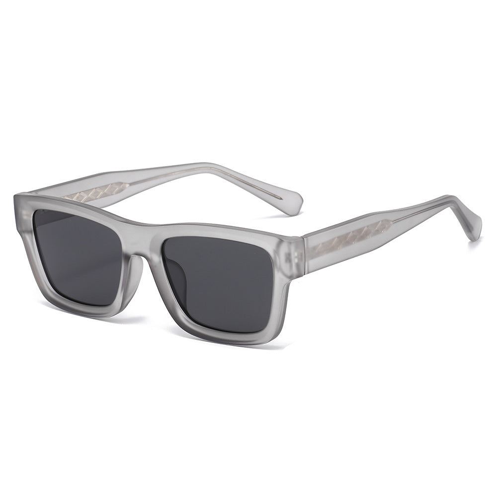 Damen Sonnenbrille im urbanen, kantigen Design mit metallischen Akzenten Brehn