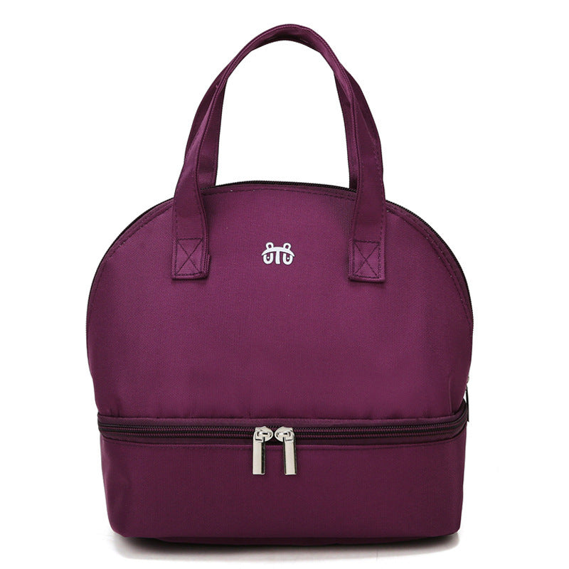 Damen isolierte Kühltasche mit praktischem doppelt zip-Design Brehn
