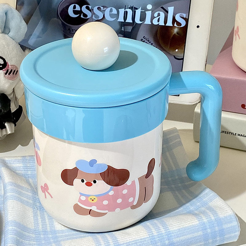 Kaffeebecher mit Verspieltem Hundemotiv Brehn