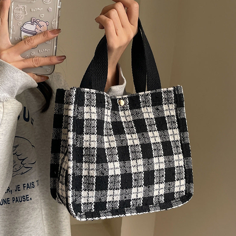 Modischer Karoschultertasche