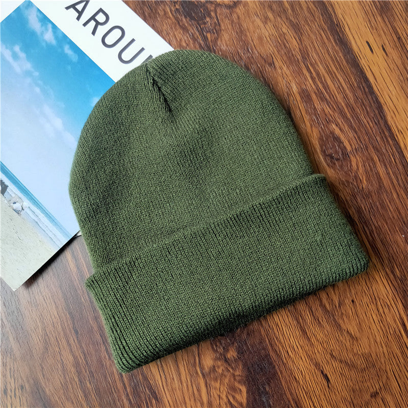 Warme Strickmütze
