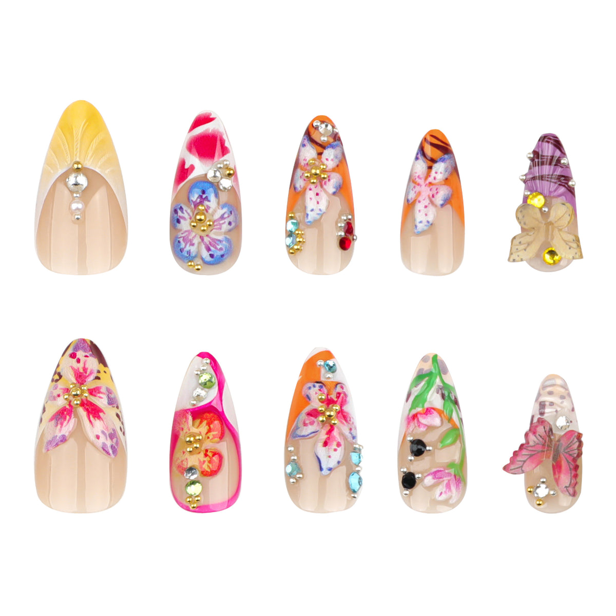 Künstliche Nagelkunst Set Brehn