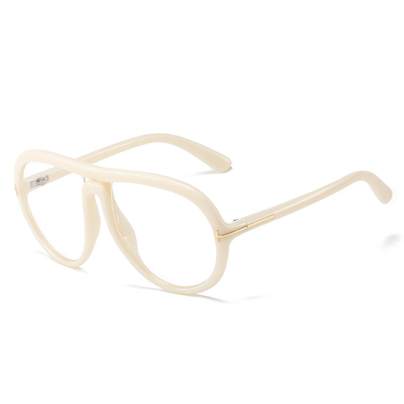 Oversized Modische Transparente Rosa Sonnenbrille Brehn