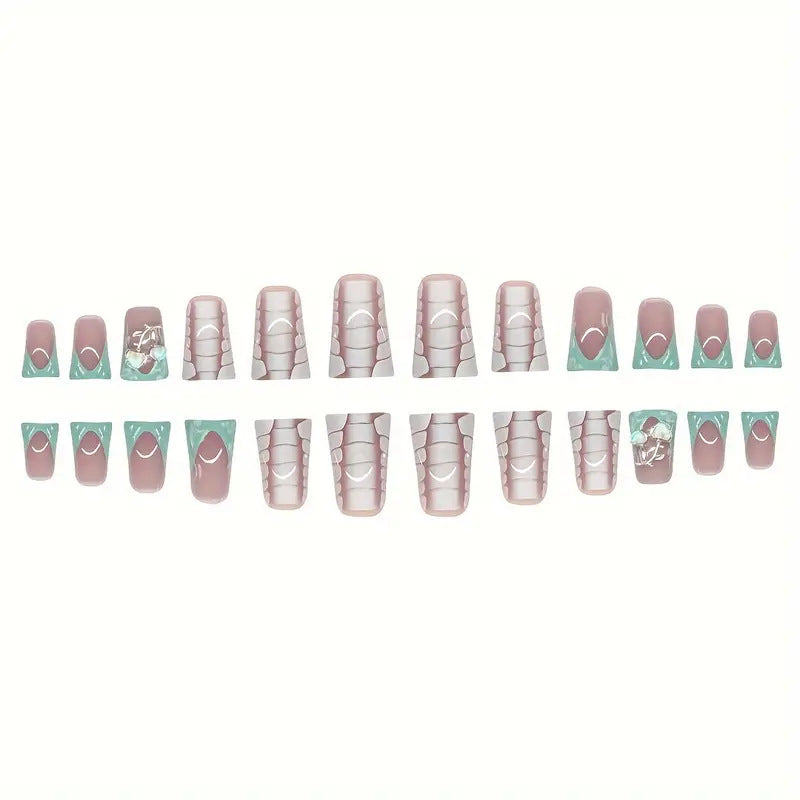 Künstlerische 3D-Nagelkunstverlängerungen Brehn