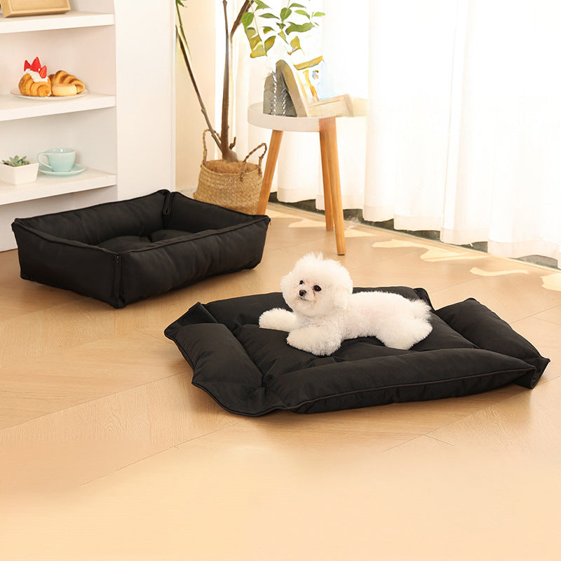 Gemütliches Rückenkissen-Hundebett