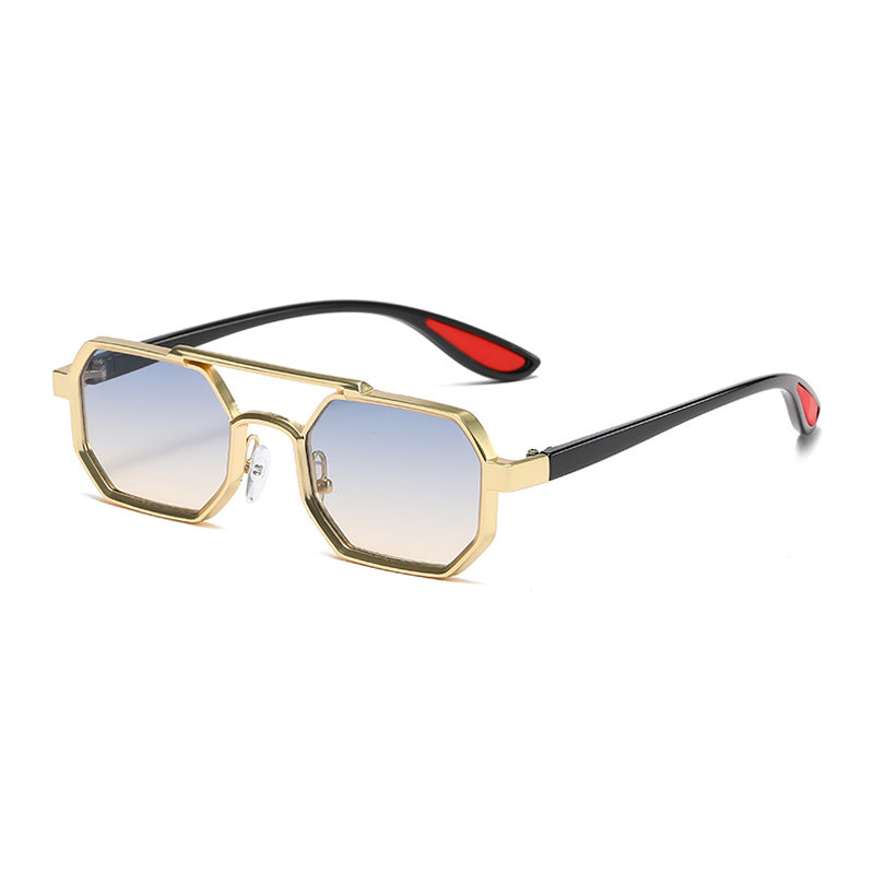 Damen modische Designer-Sonnenbrille mit exklusivem achteckigem Rahmen Brehn