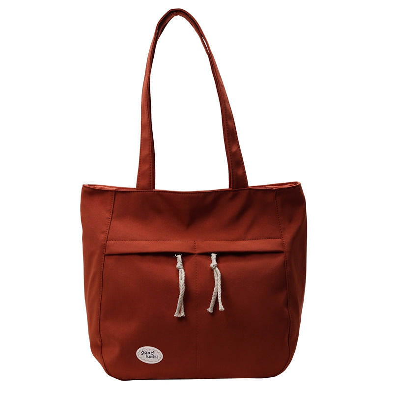 Lässige Canvas Tote Bag Brehn mit mehreren Taschen