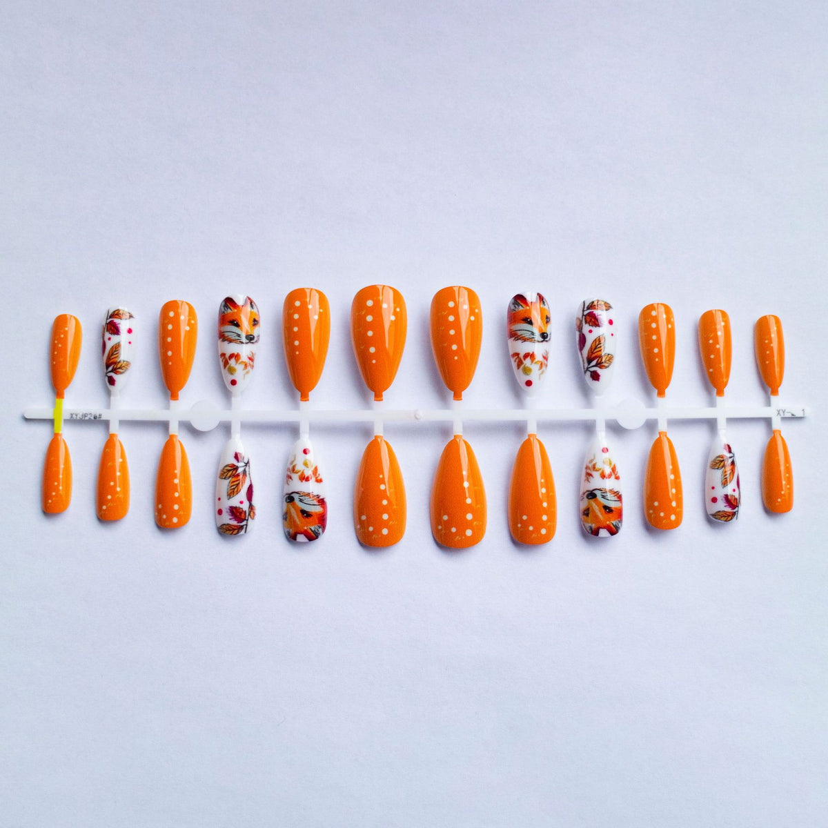 Künstlerische Fuchs-Themen Nagelkunst