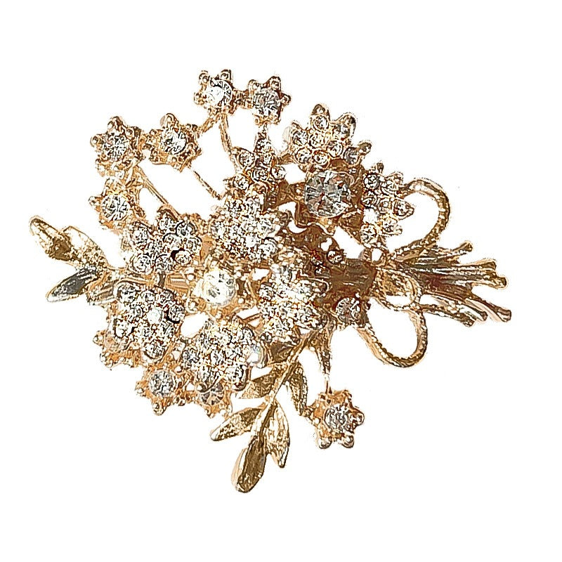 Elegante und Funkelnde Brosche Brehn