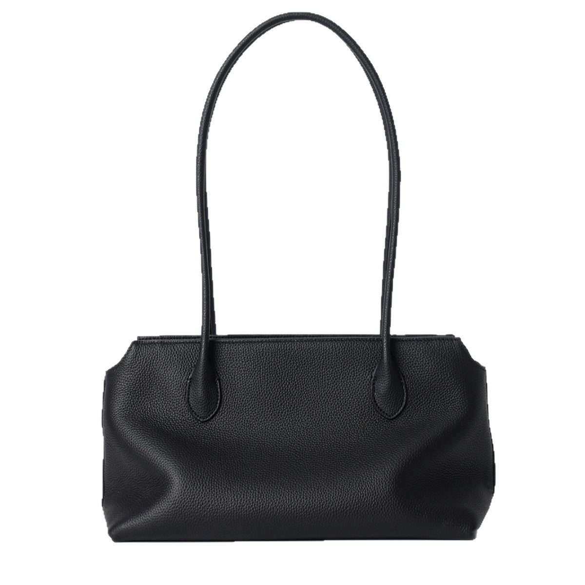 Slim rechteckige genoppte Tasche mit verlängerten Schultergurten
