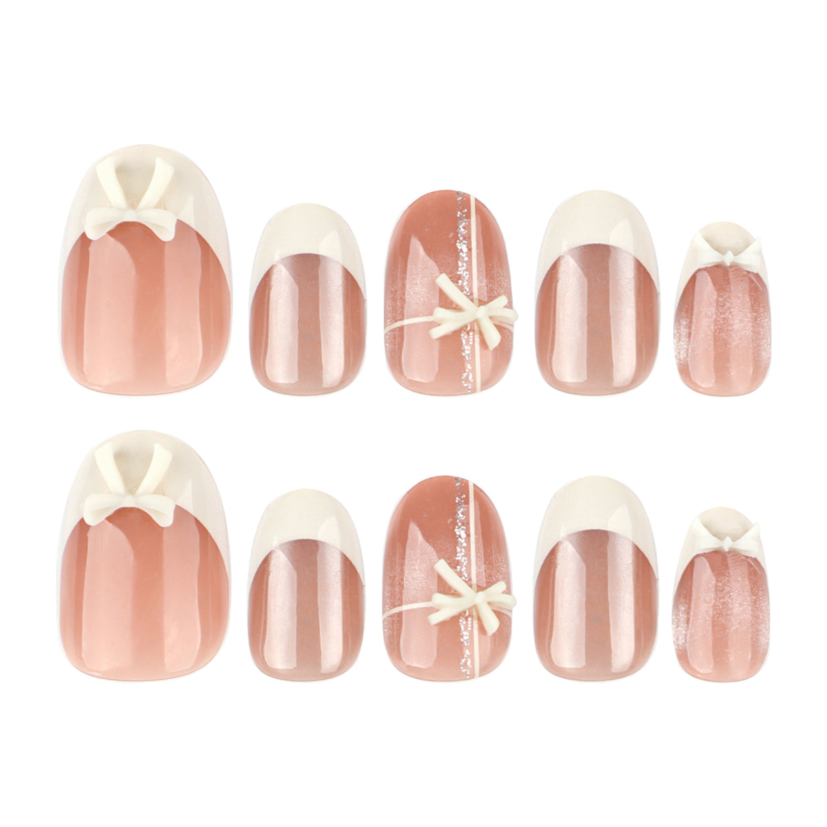 Elegante Kunstnailart mit zarten Blütenmotiven Brehn